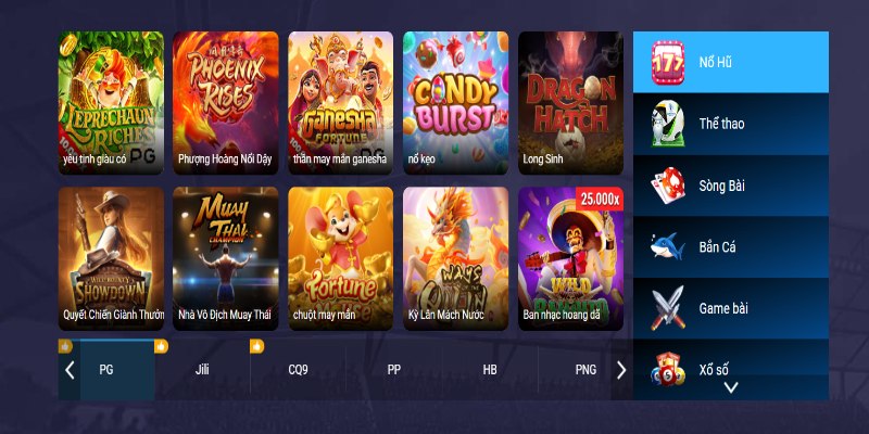 Chơi đa dạng game khi tải ứng dụng